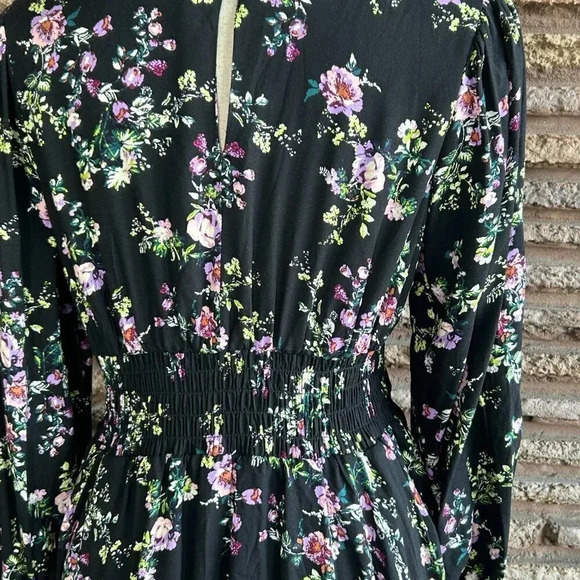 Fourteenth Place Nordstrom Floral Hi Lo Maxi Dress Size Medium - Picture 7 of 10